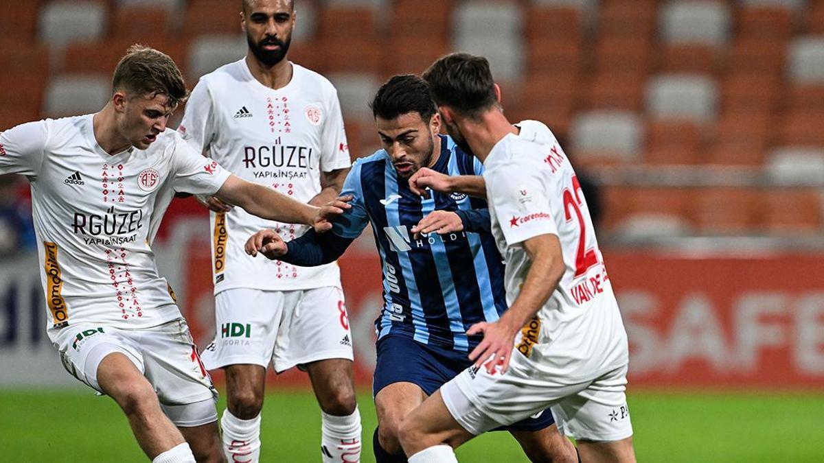 Süper Lig’de haftanın açılışında puanlar paylaşıldı! Adana Demirspor 1-1 Antalyaspor